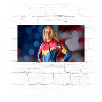 Mikaela Shiffrin Metal Wall Art