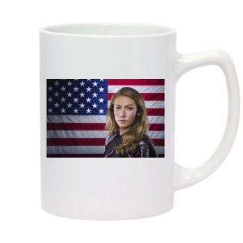 Mikaela Shiffrin 14oz White Statesman Mug