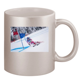 Mikaela Shiffrin 11oz Metallic Silver Mug