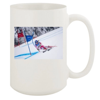 Mikaela Shiffrin 15oz White Mug