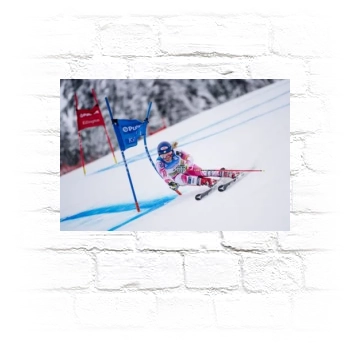 Mikaela Shiffrin Metal Wall Art