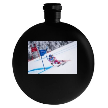 Mikaela Shiffrin Round Flask