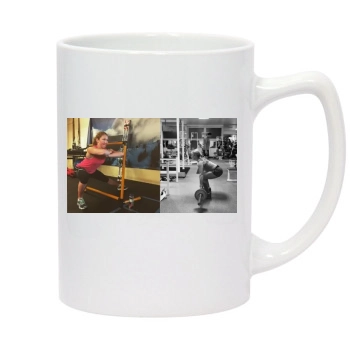 Mikaela Shiffrin 14oz White Statesman Mug