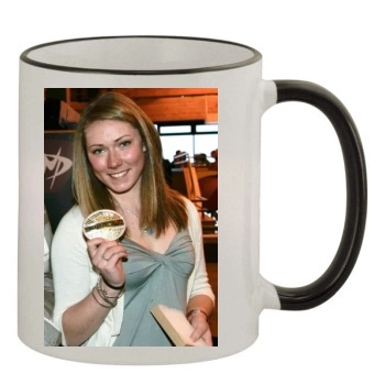 Mikaela Shiffrin 11oz Colored Rim & Handle Mug