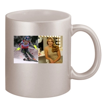 Mikaela Shiffrin 11oz Metallic Silver Mug