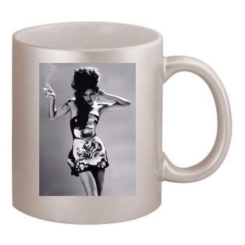 Adriana Lima 11oz Metallic Silver Mug