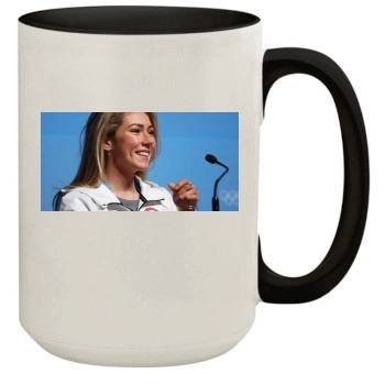 Mikaela Shiffrin 15oz Colored Inner & Handle Mug