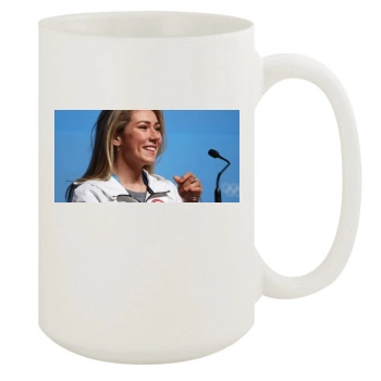 Mikaela Shiffrin 15oz White Mug