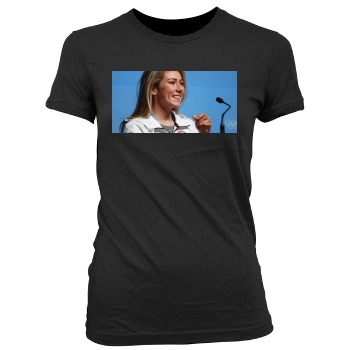 Mikaela Shiffrin Women's Junior Cut Crewneck T-Shirt