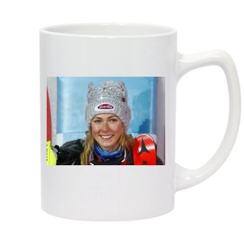 Mikaela Shiffrin 14oz White Statesman Mug