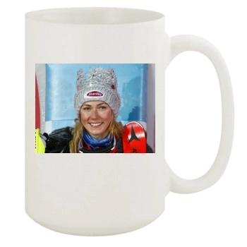 Mikaela Shiffrin 15oz White Mug