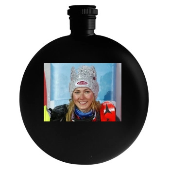 Mikaela Shiffrin Round Flask
