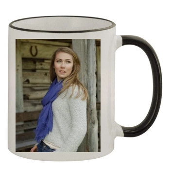 Mikaela Shiffrin 11oz Colored Rim & Handle Mug