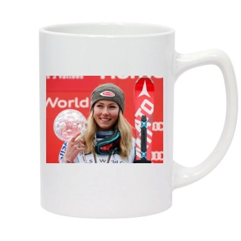 Mikaela Shiffrin 14oz White Statesman Mug