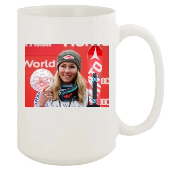 Mikaela Shiffrin 15oz White Mug