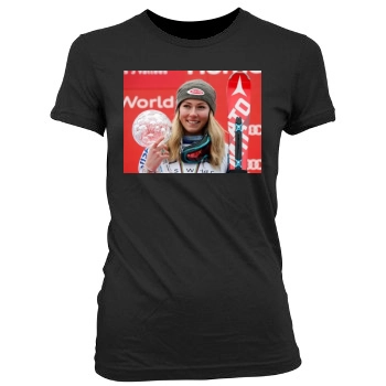 Mikaela Shiffrin Women's Junior Cut Crewneck T-Shirt