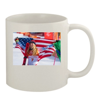 Mikaela Shiffrin 11oz White Mug