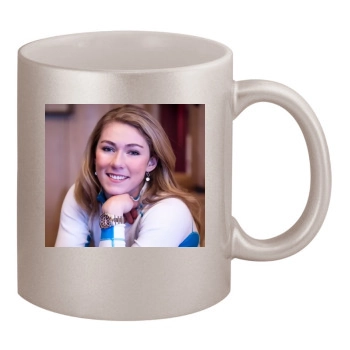 Mikaela Shiffrin 11oz Metallic Silver Mug