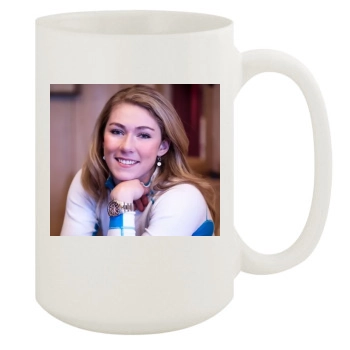 Mikaela Shiffrin 15oz White Mug