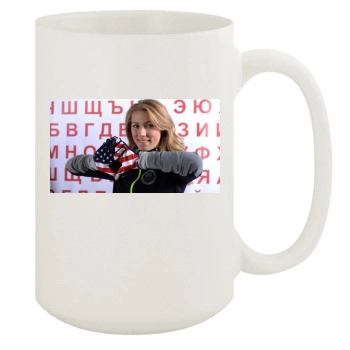 Mikaela Shiffrin 15oz White Mug