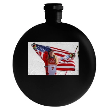 Mikaela Shiffrin Round Flask