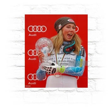 Mikaela Shiffrin Metal Wall Art