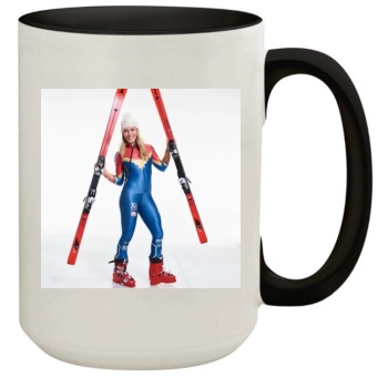 Mikaela Shiffrin 15oz Colored Inner & Handle Mug