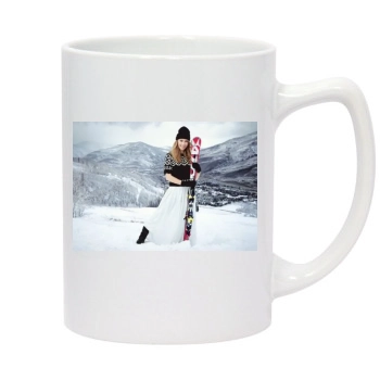 Mikaela Shiffrin 14oz White Statesman Mug