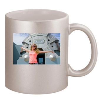 Mikaela Shiffrin 11oz Metallic Silver Mug