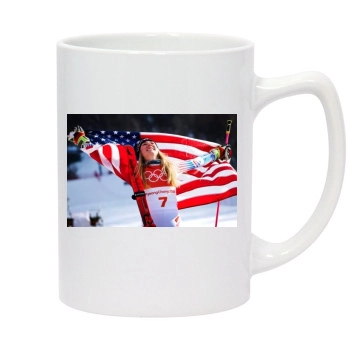 Mikaela Shiffrin 14oz White Statesman Mug