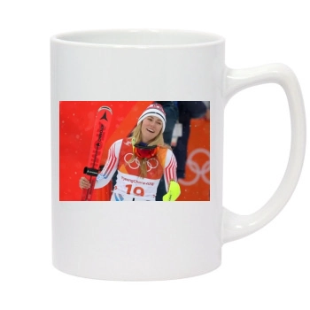 Mikaela Shiffrin 14oz White Statesman Mug