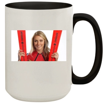 Mikaela Shiffrin 15oz Colored Inner & Handle Mug