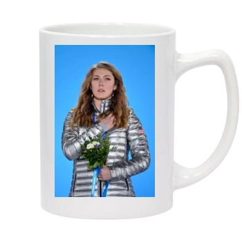 Mikaela Shiffrin 14oz White Statesman Mug