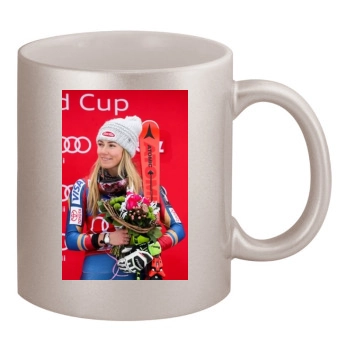 Mikaela Shiffrin 11oz Metallic Silver Mug