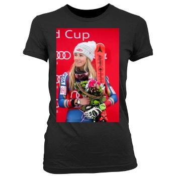 Mikaela Shiffrin Women's Junior Cut Crewneck T-Shirt