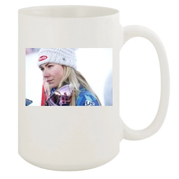 Mikaela Shiffrin 15oz White Mug