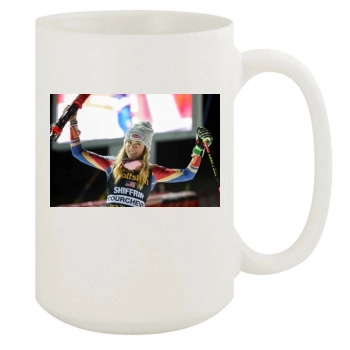 Mikaela Shiffrin 15oz White Mug