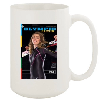 Mikaela Shiffrin 15oz White Mug