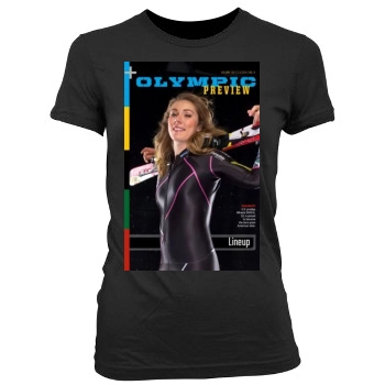 Mikaela Shiffrin Women's Junior Cut Crewneck T-Shirt