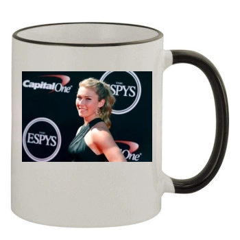 Mikaela Shiffrin 11oz Colored Rim & Handle Mug