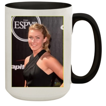 Mikaela Shiffrin 15oz Colored Inner & Handle Mug