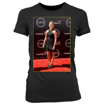 Mikaela Shiffrin Women's Junior Cut Crewneck T-Shirt