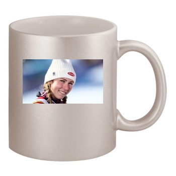 Mikaela Shiffrin 11oz Metallic Silver Mug