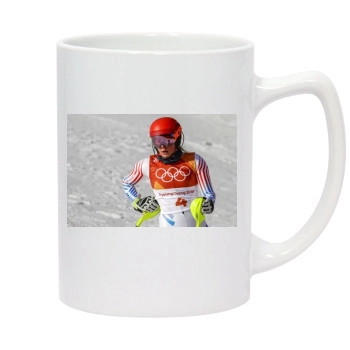 Mikaela Shiffrin 14oz White Statesman Mug