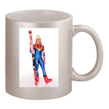 Mikaela Shiffrin 11oz Metallic Silver Mug