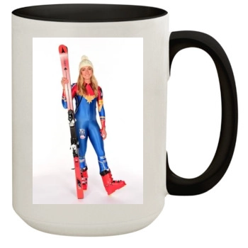 Mikaela Shiffrin 15oz Colored Inner & Handle Mug