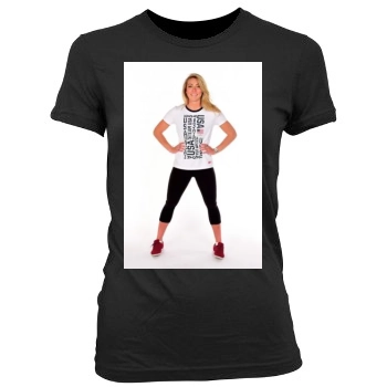 Mikaela Shiffrin Women's Junior Cut Crewneck T-Shirt