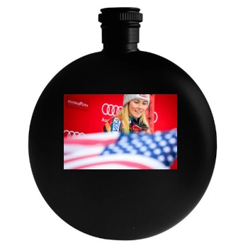 Mikaela Shiffrin Round Flask