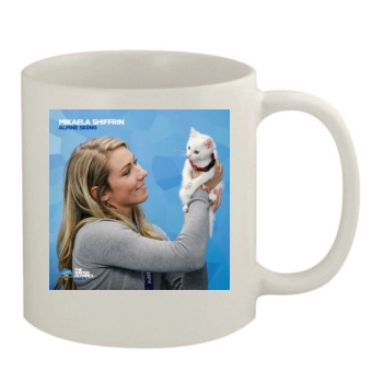 Mikaela Shiffrin 11oz White Mug