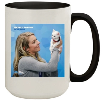 Mikaela Shiffrin 15oz Colored Inner & Handle Mug